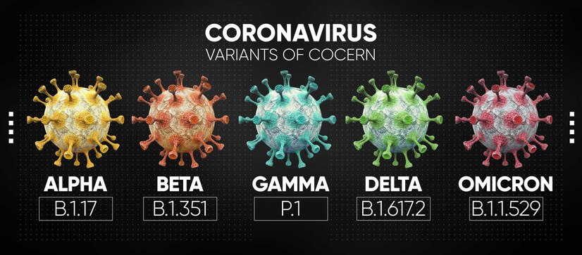 Coronavirus News in 2025 /A news anchor reporting the latest updates on the Coronavirus pandemic in 2025, with a digital screen displaying global statistics and a virus illustration.