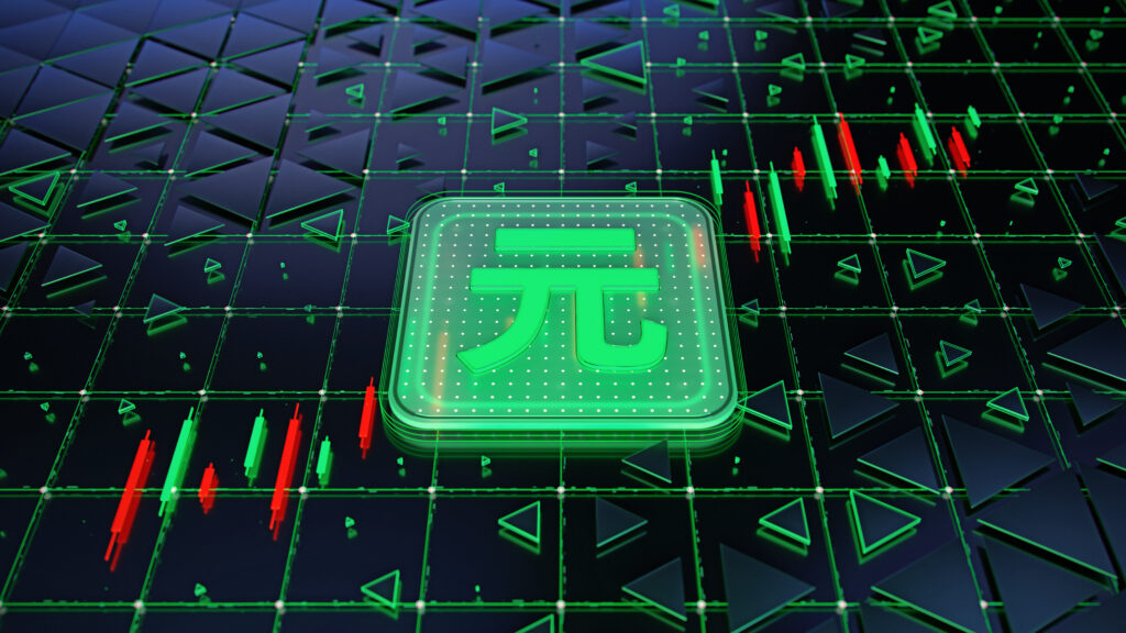 Pi Network cryptocurrency app logo with a background of digital blockchain technology