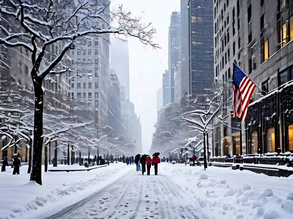 Map showing school closures across the U.S. due to severe weather and emergencies